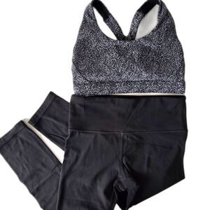 Athleta Womens activewear Bra and leggings Size S